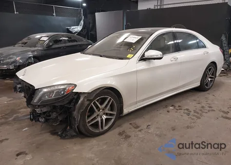 2016 Mercedes-Benz S 550 4Matic z USA, uszkodzony, nr VIN WDDUG8FB1GA207947